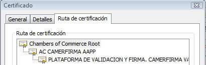 Ruta de certificación